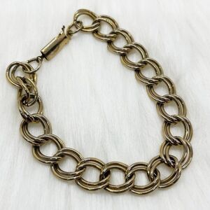 🔮 5/$25 Vintage‎ Double Loop Chain Bracelet